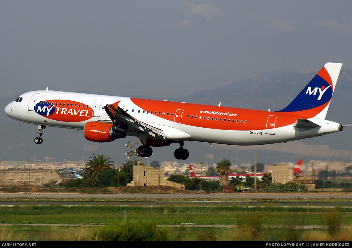 Aircraft Photo of OY-VKE | Airbus A321-211 | MyTravel Airways | AirHistory.net #759437