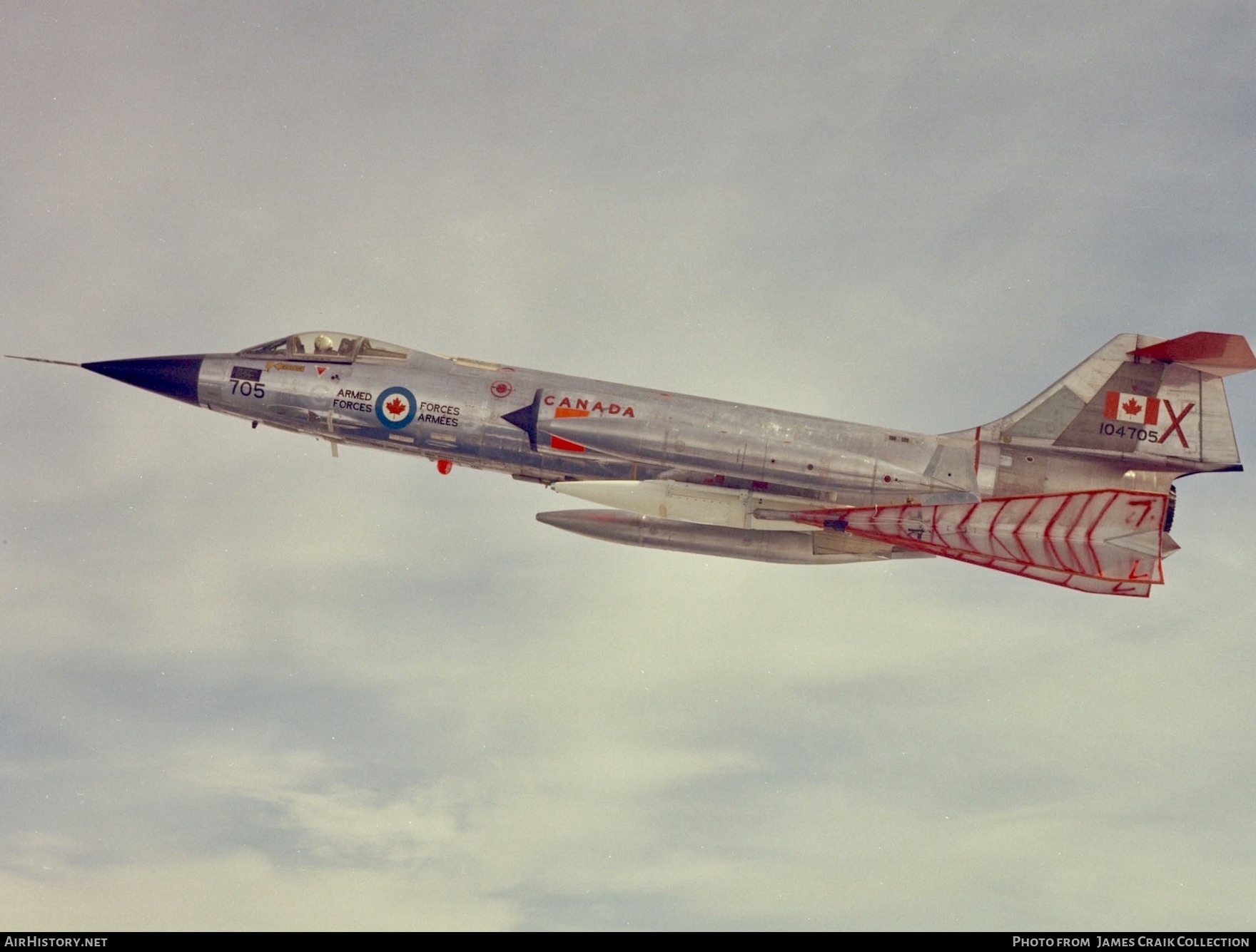 Aircraft Photo of 104705 | Canadair CF-104 Starfighter | Canada - Air Force | AirHistory.net #759443