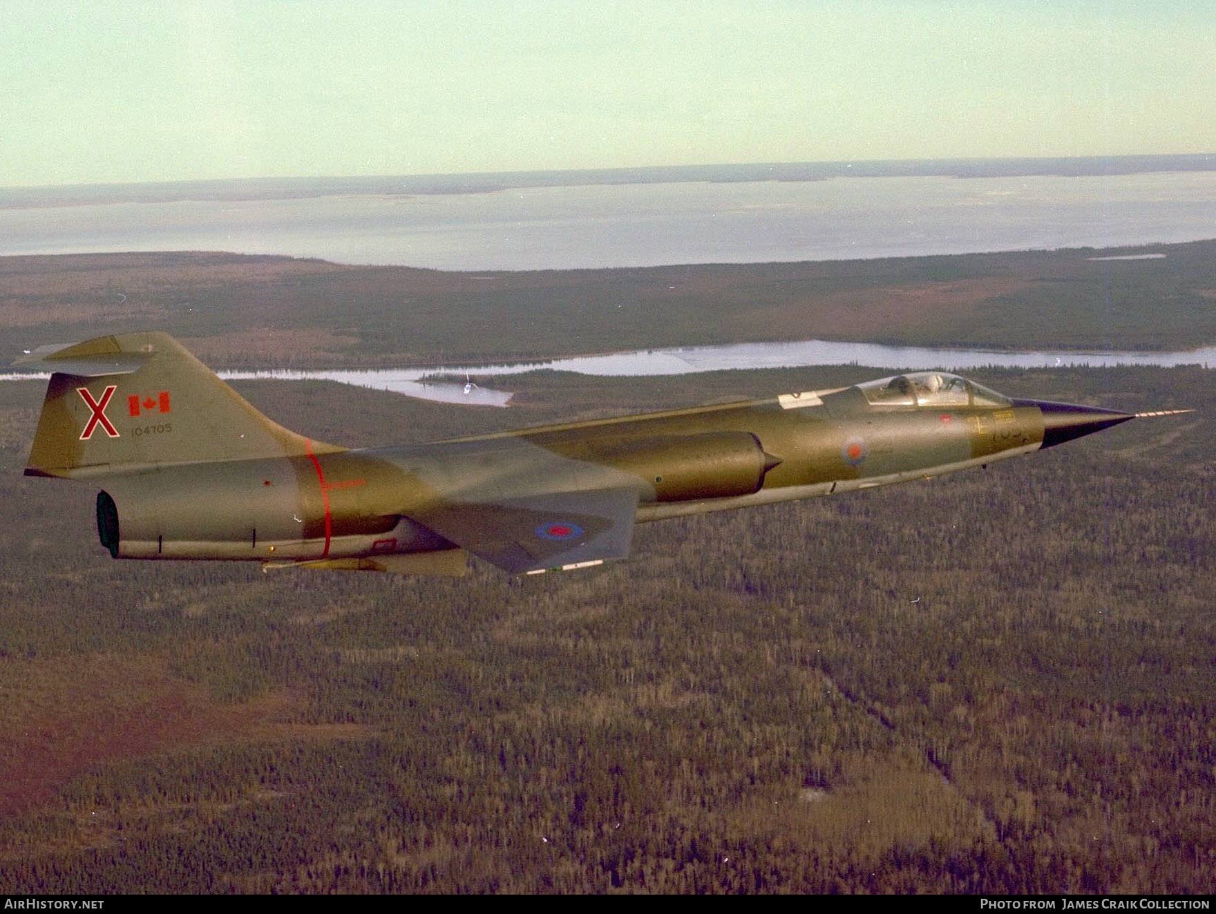 Aircraft Photo of 104705 | Canadair CF-104 Starfighter | Canada - Air Force | AirHistory.net #759451