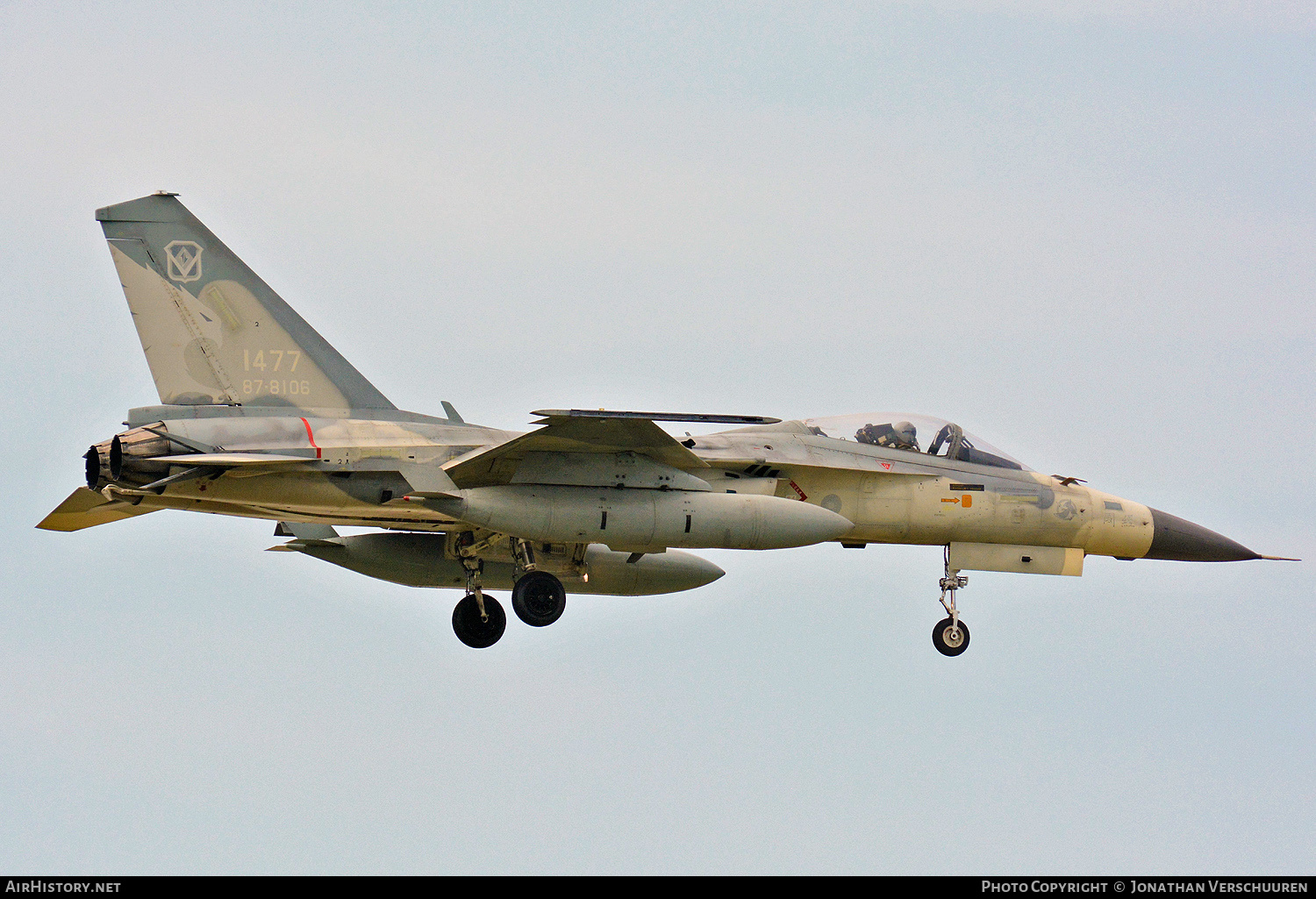 Aircraft Photo of 1477 / 87-8106 | AIDC F-CK-1C Hsung Ying | Taiwan - Air Force | AirHistory.net #759463