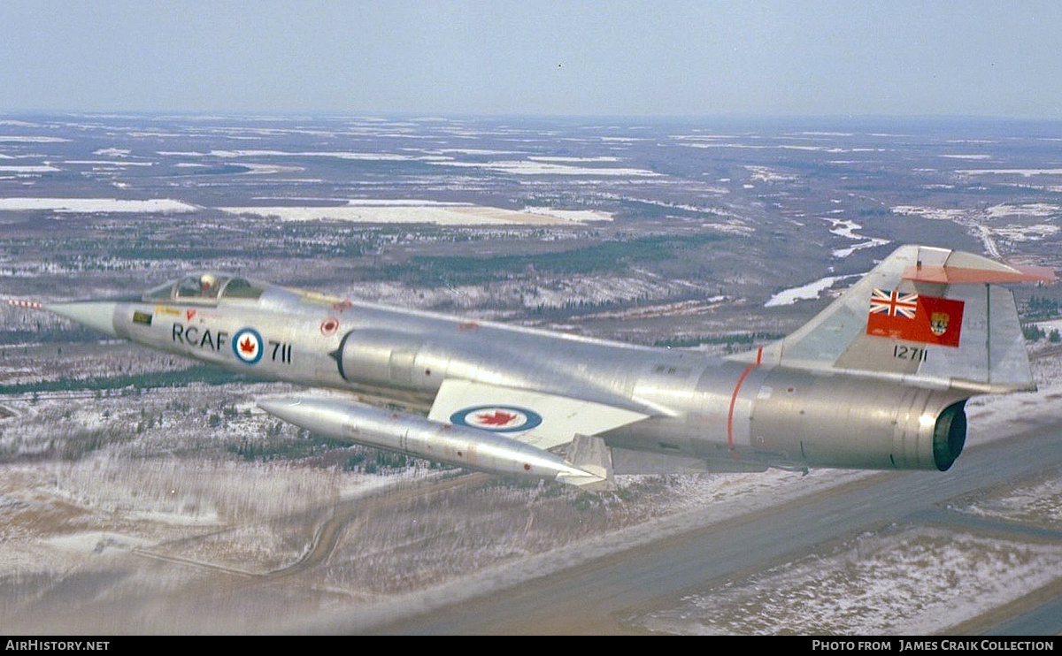 Aircraft Photo of 12711 | Lockheed CF-104D Starfighter Mk.1 | Canada - Air Force | AirHistory.net #759485