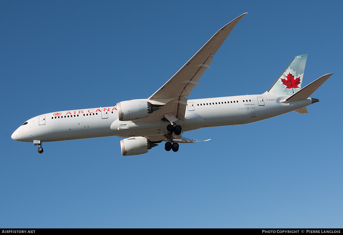 Aircraft Photo of C-FGDT | Boeing 787-9 Dreamliner | Air Canada | AirHistory.net #759501