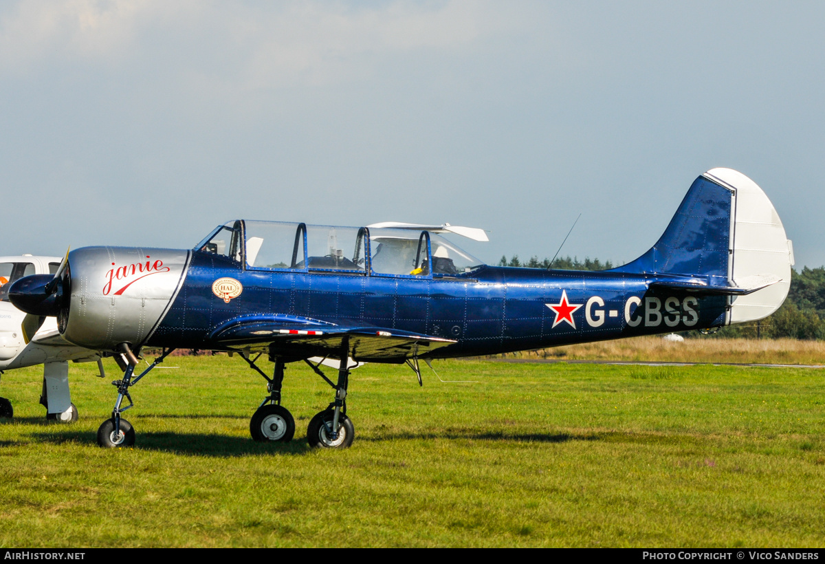 Aircraft Photo of G-CBSS | Yakovlev Yak-52 | AirHistory.net #759505
