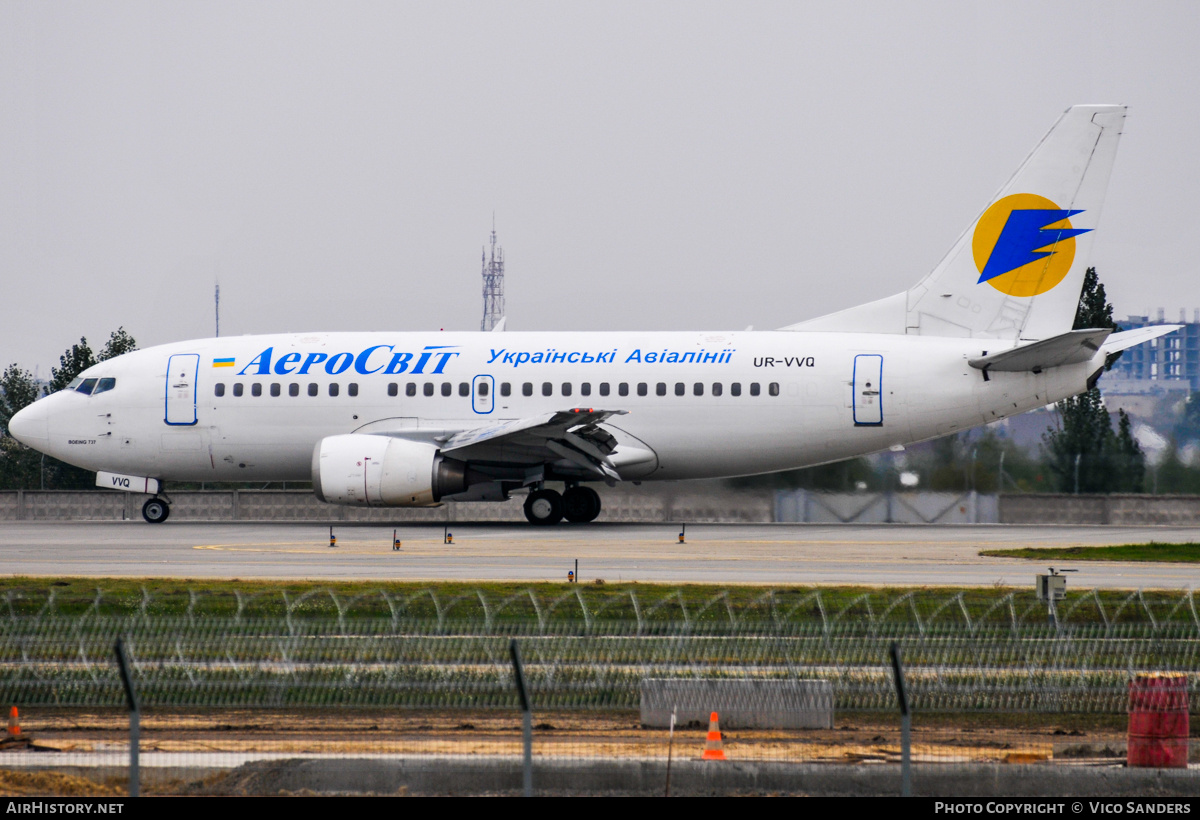 Aircraft Photo of UR-VVQ | Boeing 737-5L9 | AeroSvit Ukrainian Airlines | AirHistory.net #759509