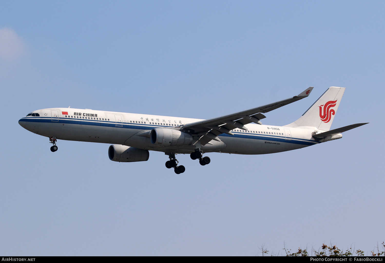 Aircraft Photo of B-5956 | Airbus A330-343E | Air China | AirHistory.net #759554