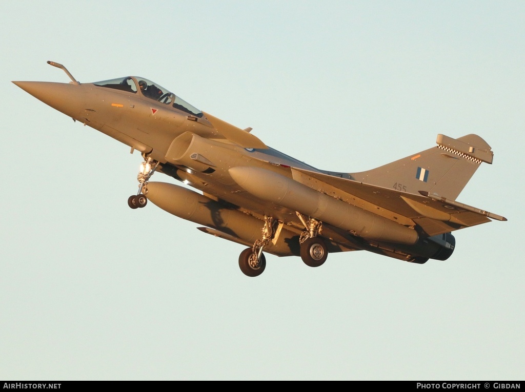 Aircraft Photo of 455 | Dassault Rafale EG | Greece - Air Force | AirHistory.net #759594