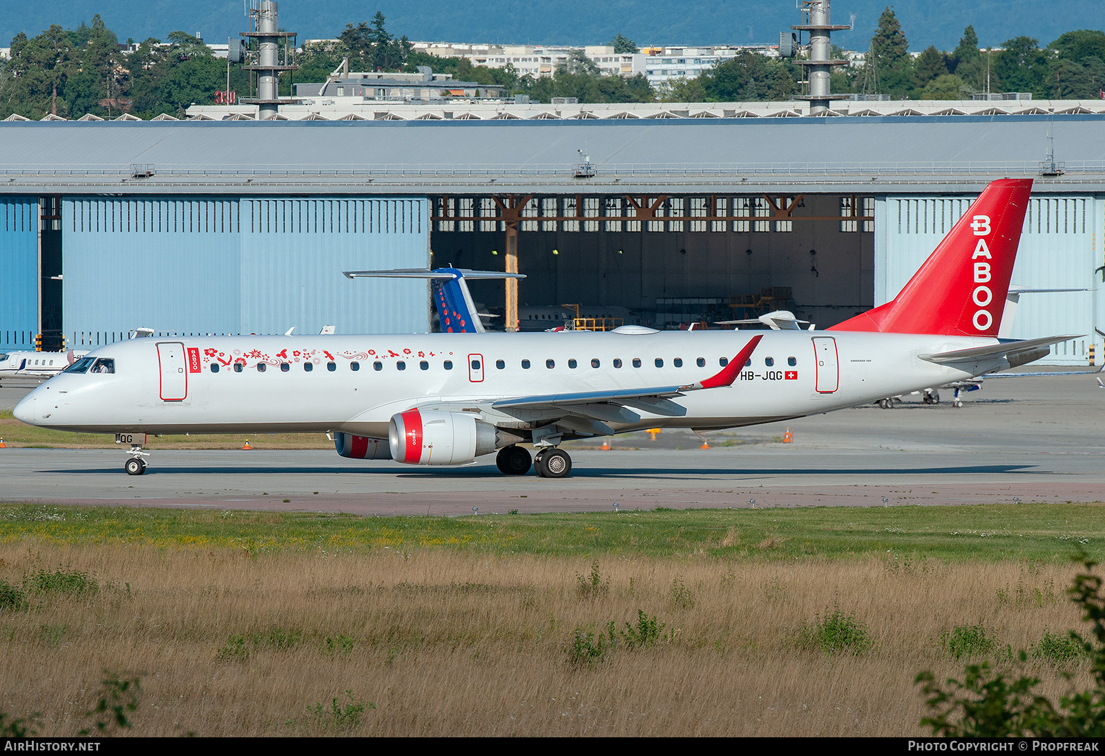 Aircraft Photo of HB-JQG | Embraer 190LR (ERJ-190-100LR) | Flybaboo | AirHistory.net #759661