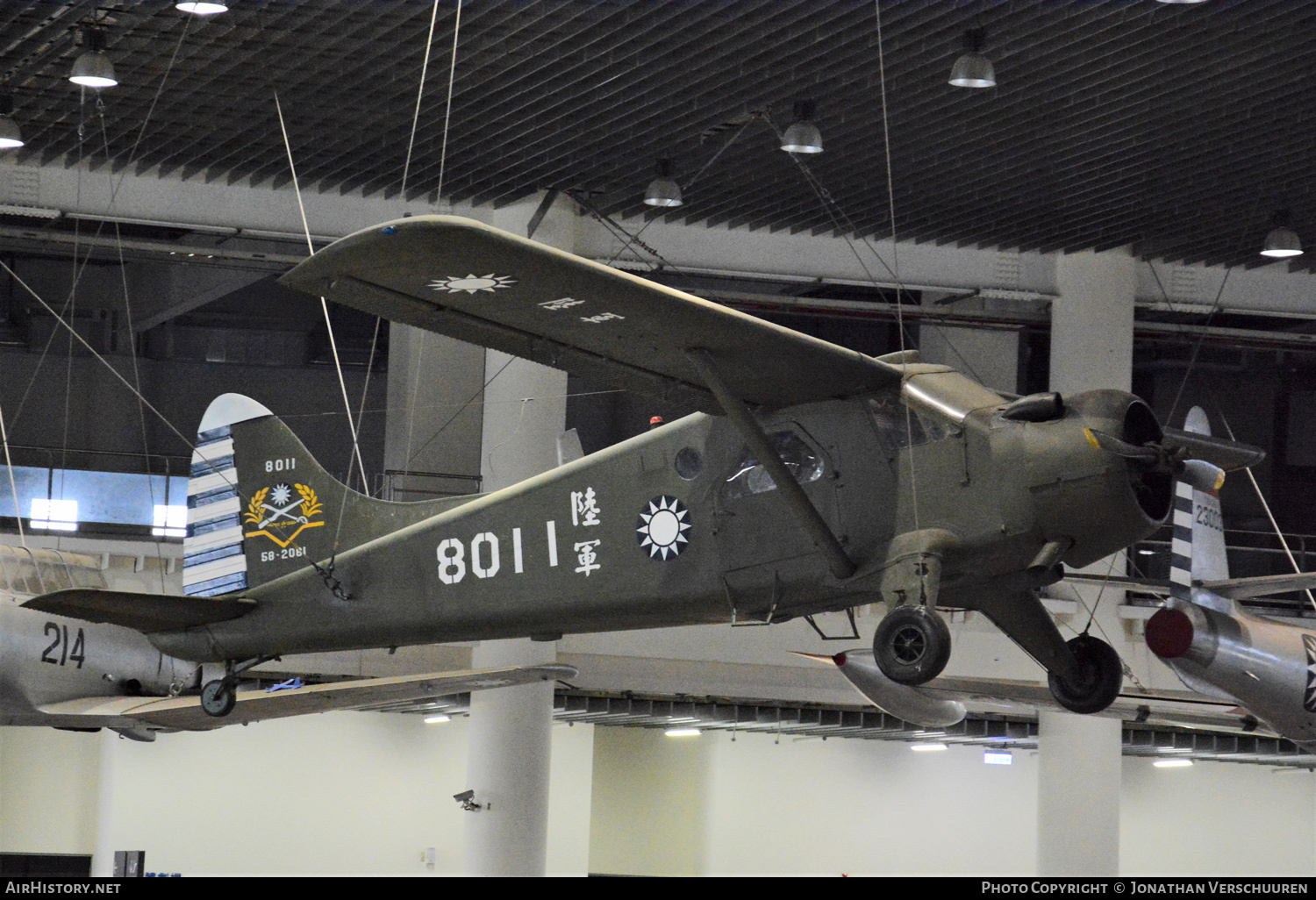 Aircraft Photo of 8011 / 58-2061 | De Havilland Canada U-6A Beaver | Taiwan - Army | AirHistory.net #759706
