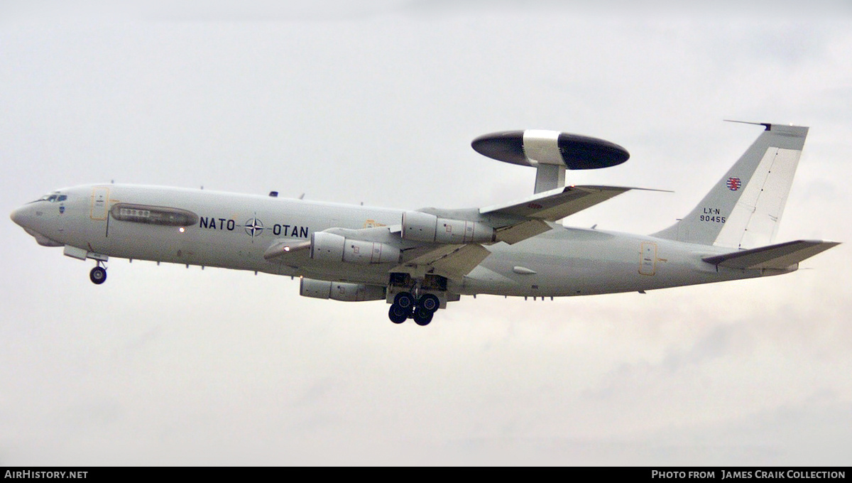 Aircraft Photo of LX-N 90455 | Boeing E-3A Sentry | Luxembourg - NATO | AirHistory.net #759709