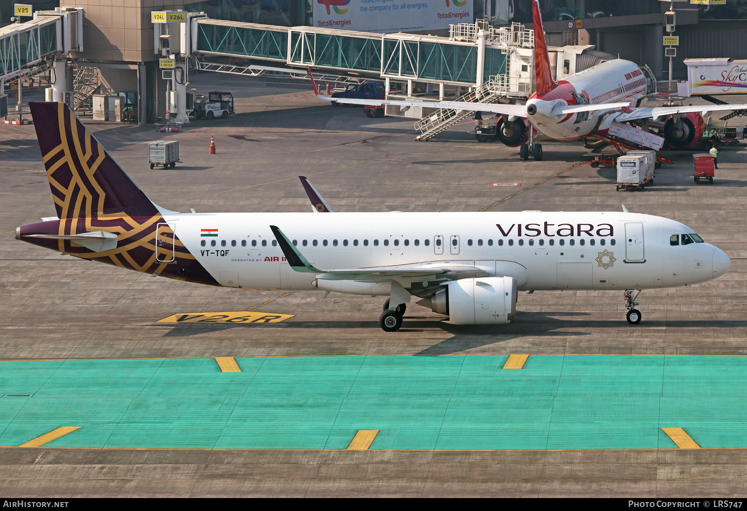Aircraft Photo of VT-TQF | Airbus A320-251N | Vistara | AirHistory.net #759714