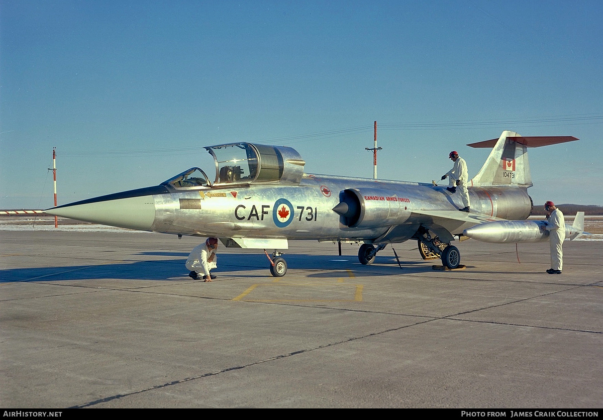 Aircraft Photo of 12731 | Canadair CF-104 Starfighter | Canada - Air Force | AirHistory.net #759723