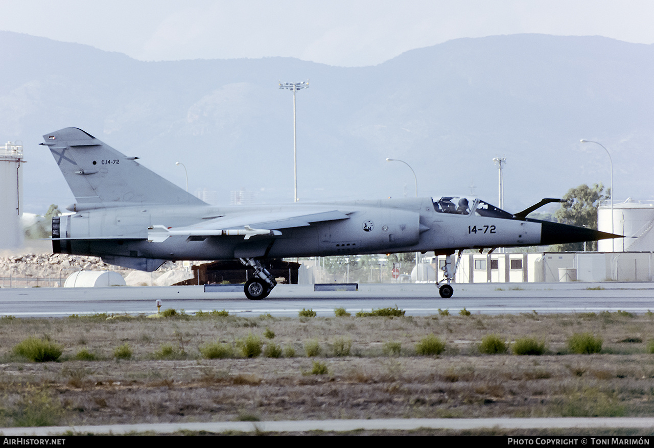 Aircraft Photo of C14-72 | Dassault Mirage F1EE | Spain - Air Force | AirHistory.net #759762