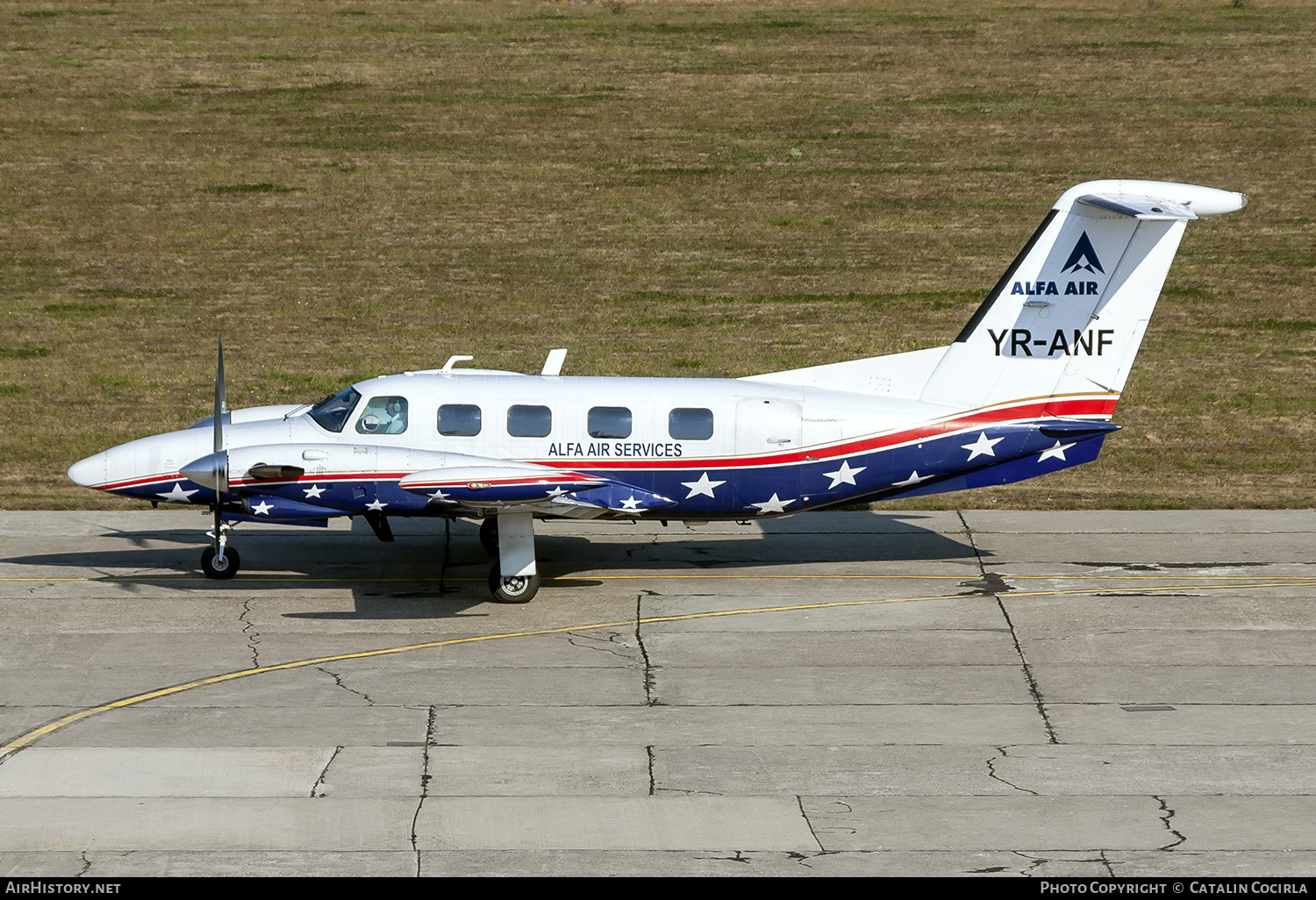 Aircraft Photo of YR-ANF | Piper PA-42 Cheyenne III | Alfa Air Services | AirHistory.net #759802