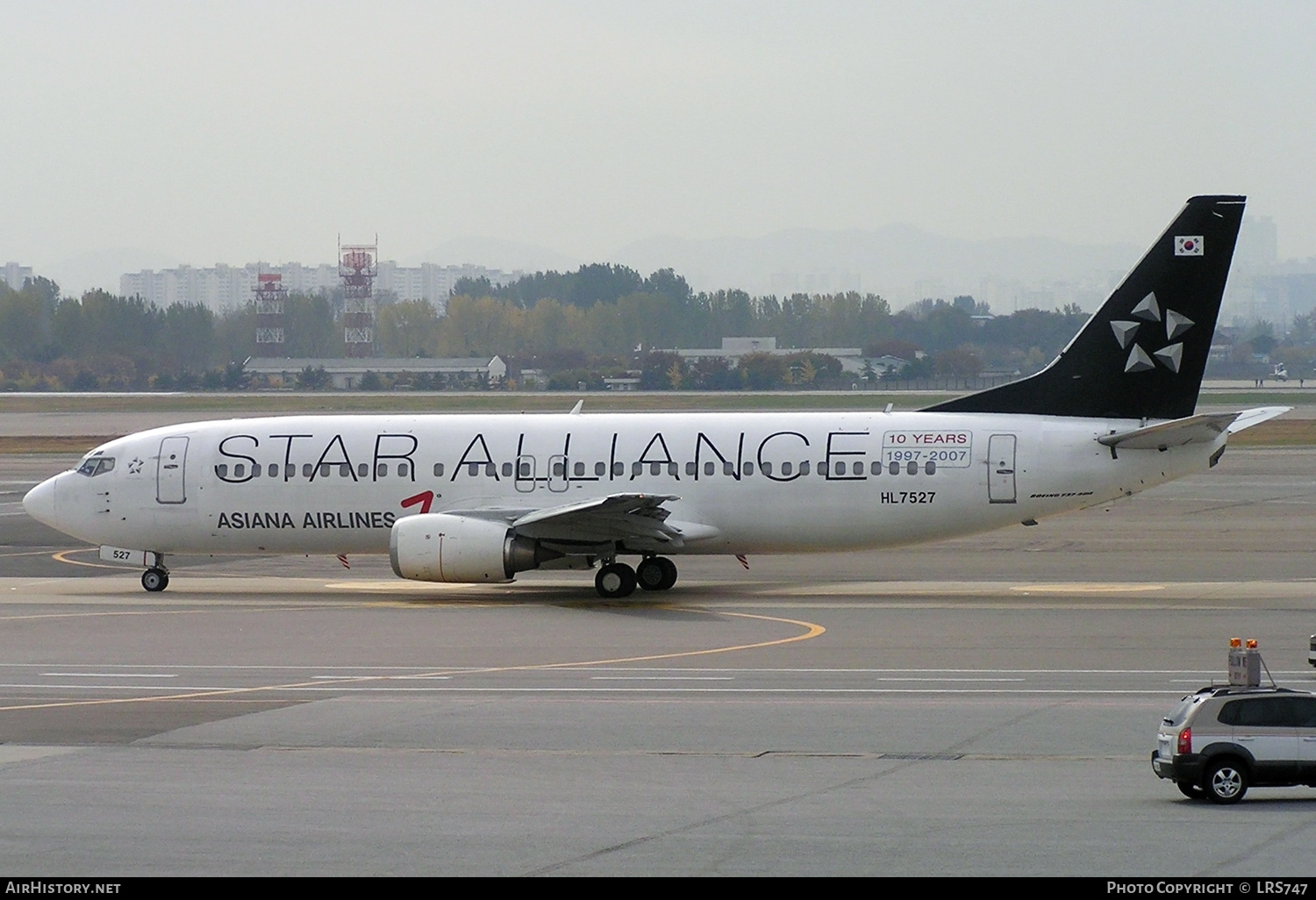Aircraft Photo of HL7527 | Boeing 737-4Q8 | Asiana Airlines | AirHistory.net #759876