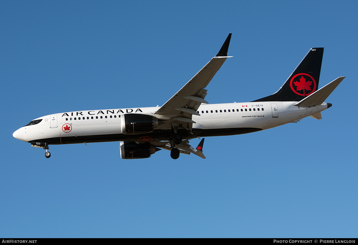 Aircraft Photo of C-GEIV | Boeing 737-8 Max 8 | Air Canada | AirHistory.net #759881