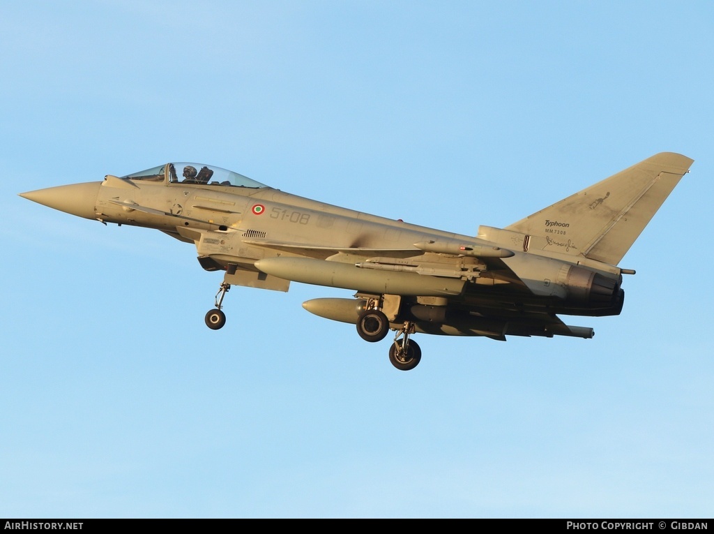 Aircraft Photo of MM7308 | Eurofighter EF-2000 Typhoon S | Italy - Air Force | AirHistory.net #759909