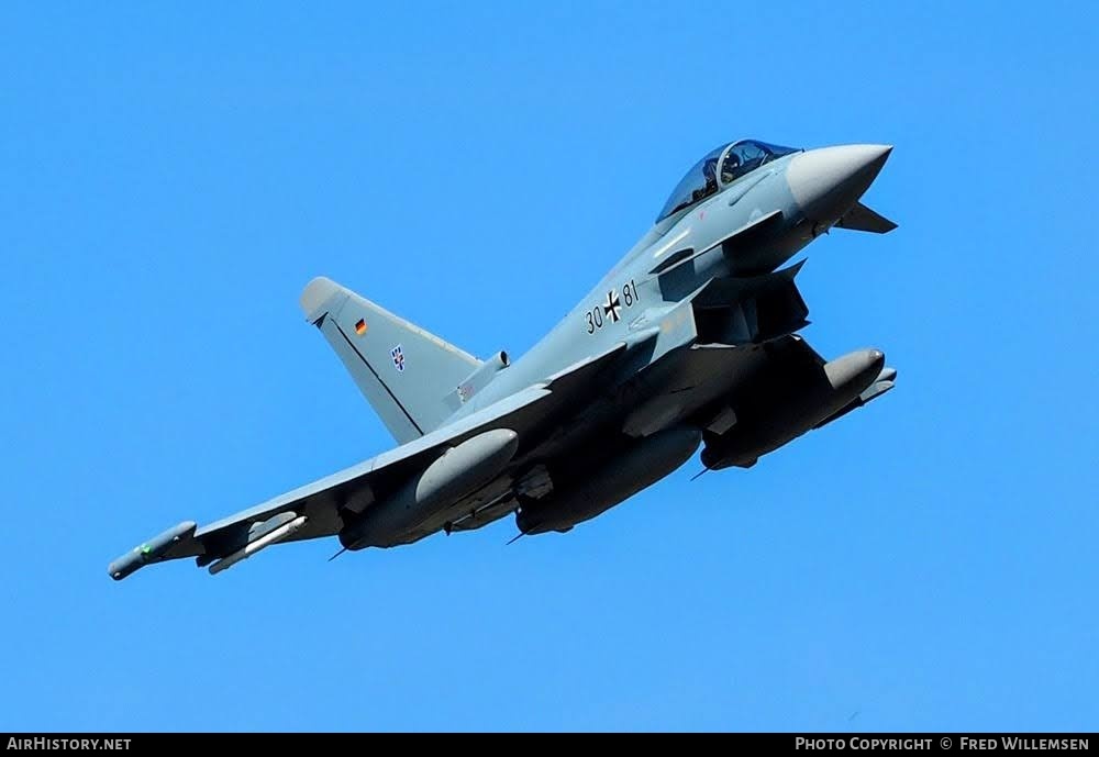 Aircraft Photo of 3081 | Eurofighter EF-2000 Typhoon S | Germany - Air Force | AirHistory.net #759929