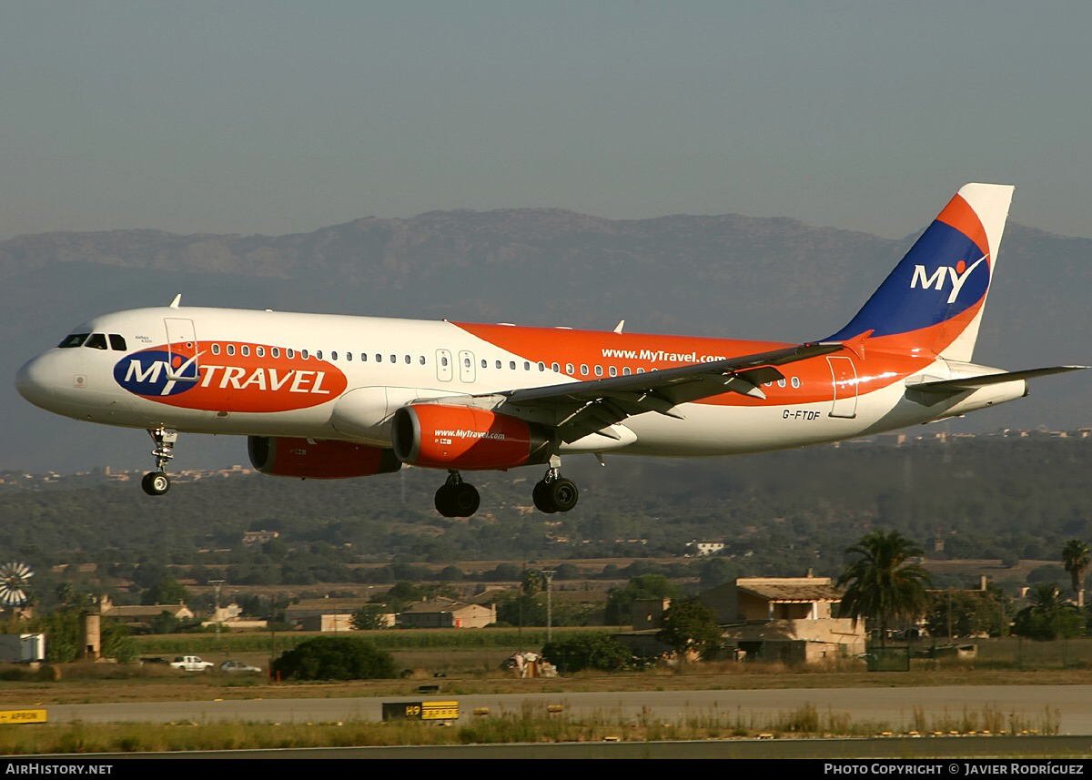Aircraft Photo of G-FTDF | Airbus A320-231 | MyTravel Airways | AirHistory.net #759952