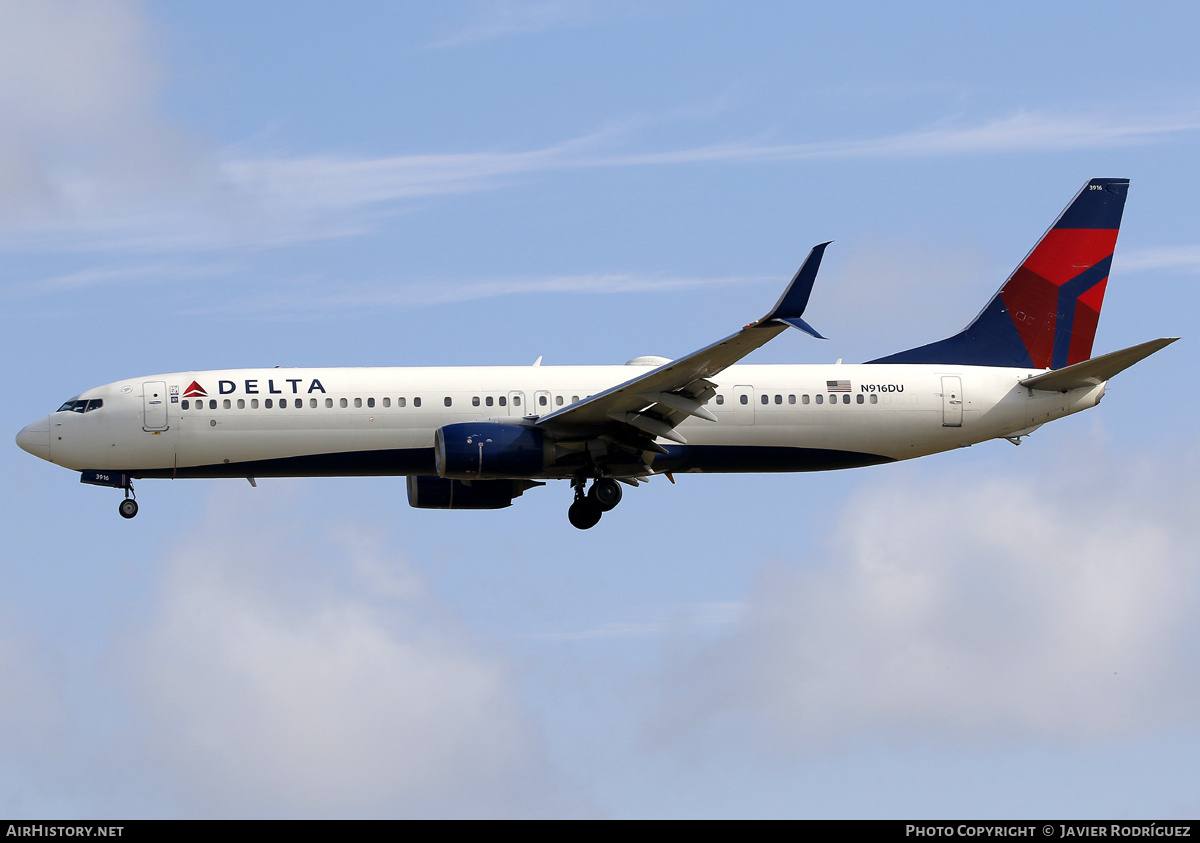 Aircraft Photo of N916DU | Boeing 737-932/ER | Delta Air Lines | AirHistory.net #759972
