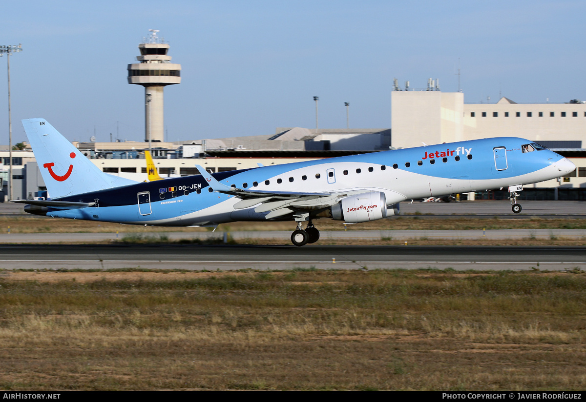 Aircraft Photo of OO-JEM | Embraer 190STD (ERJ-190-100STD) | Jetairfly | AirHistory.net #759977