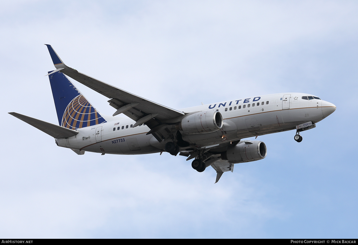 Aircraft Photo of N27733 | Boeing 737-724 | United Airlines | AirHistory.net #760000