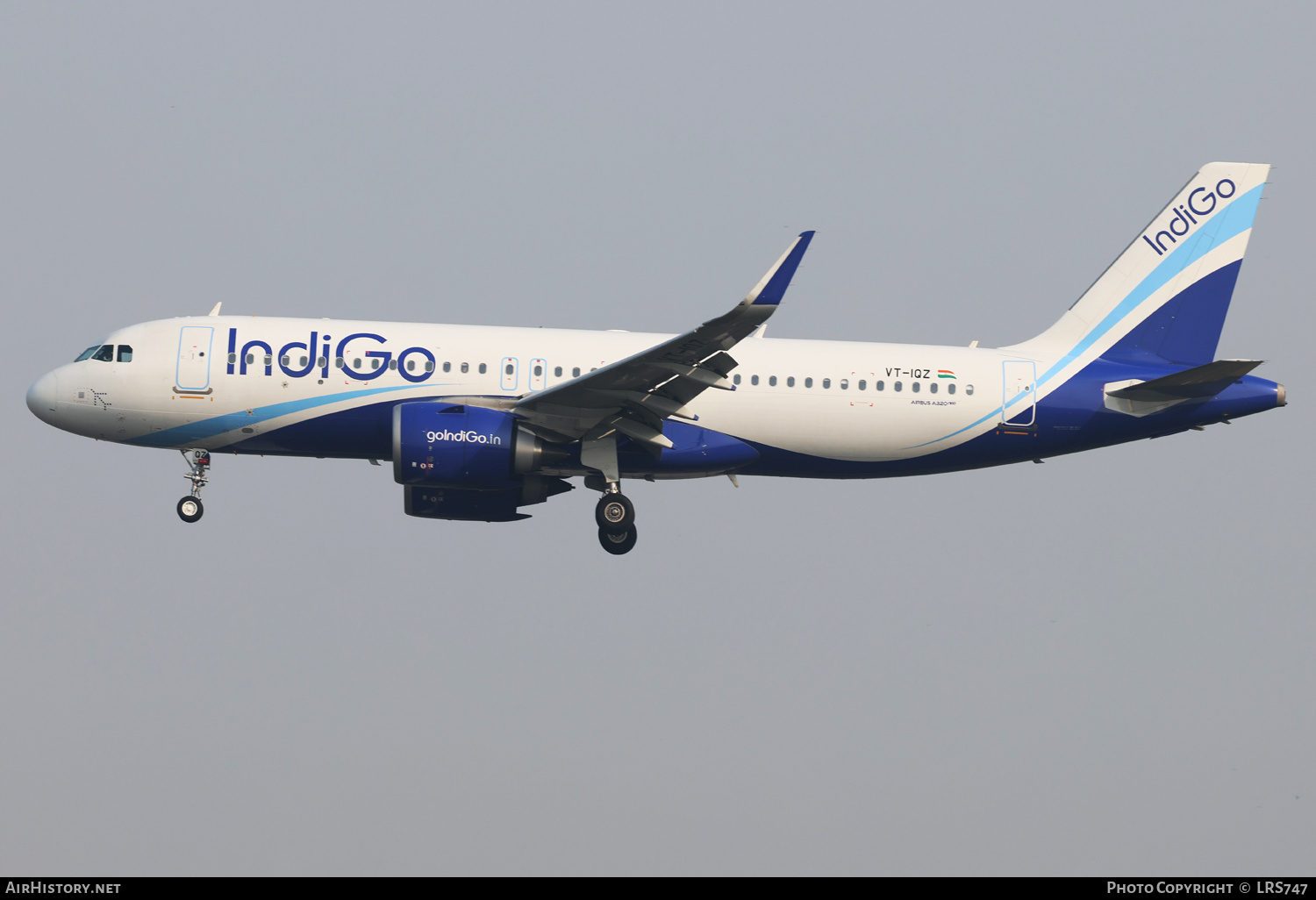 Aircraft Photo of VT-IQZ | Airbus A320-251N | IndiGo | AirHistory.net #760007