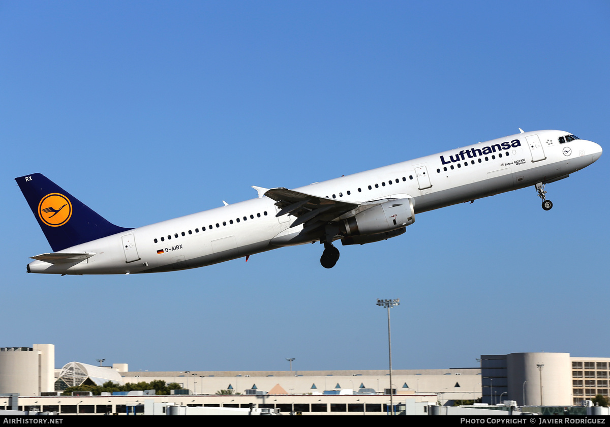 Aircraft Photo of D-AIRX | Airbus A321-131 | Lufthansa | AirHistory.net #760010
