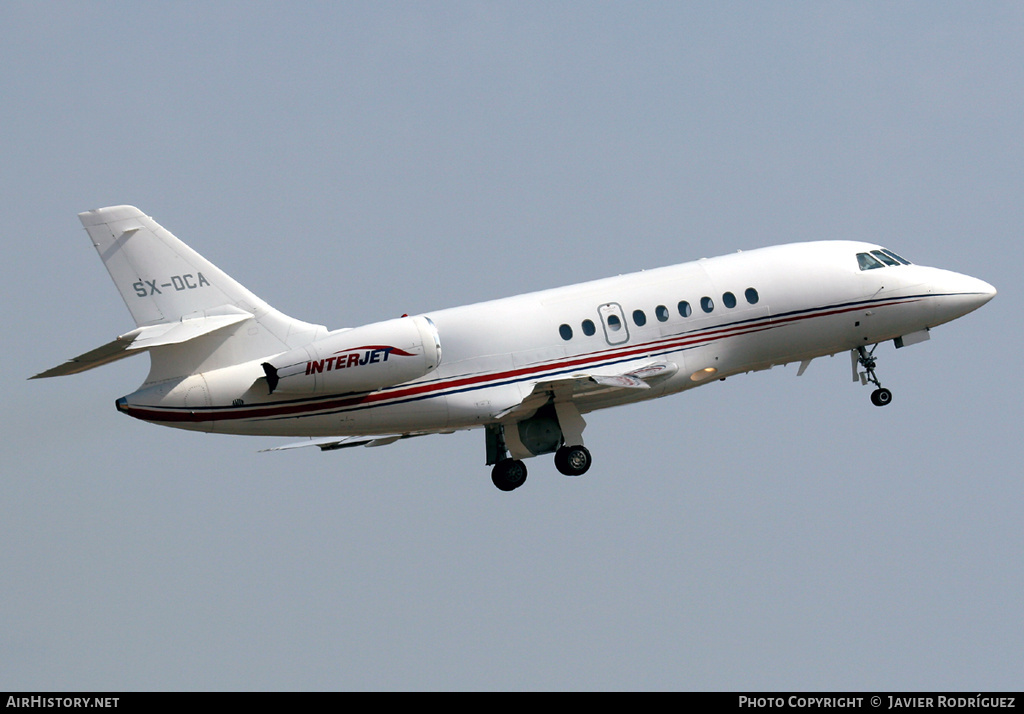 Aircraft Photo of SX-DCA | Dassault Falcon 2000EX | InterJet | AirHistory.net #760014