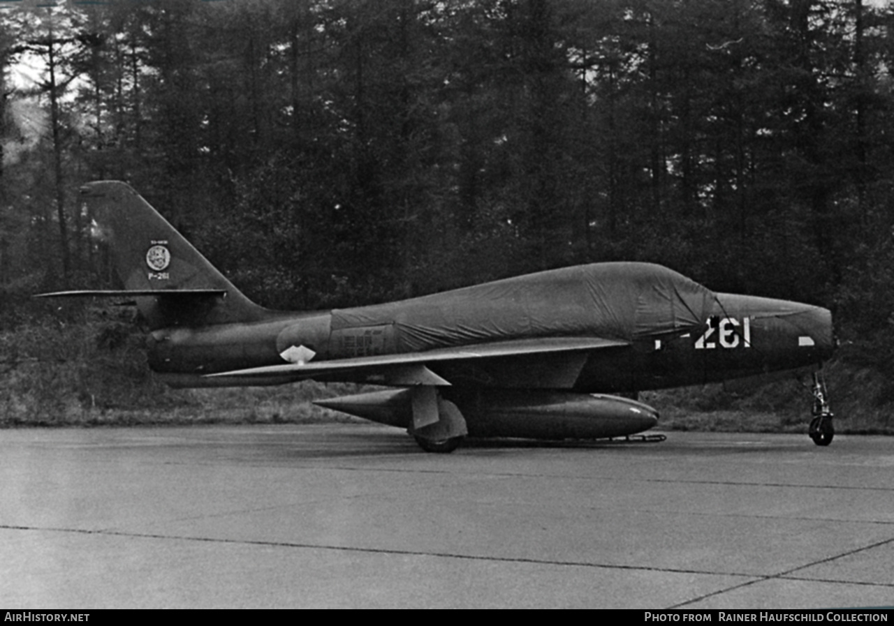 Aircraft Photo of P-261 / 53-6836 | Republic F-84F Thunderstreak | Netherlands - Air Force | AirHistory.net #760020