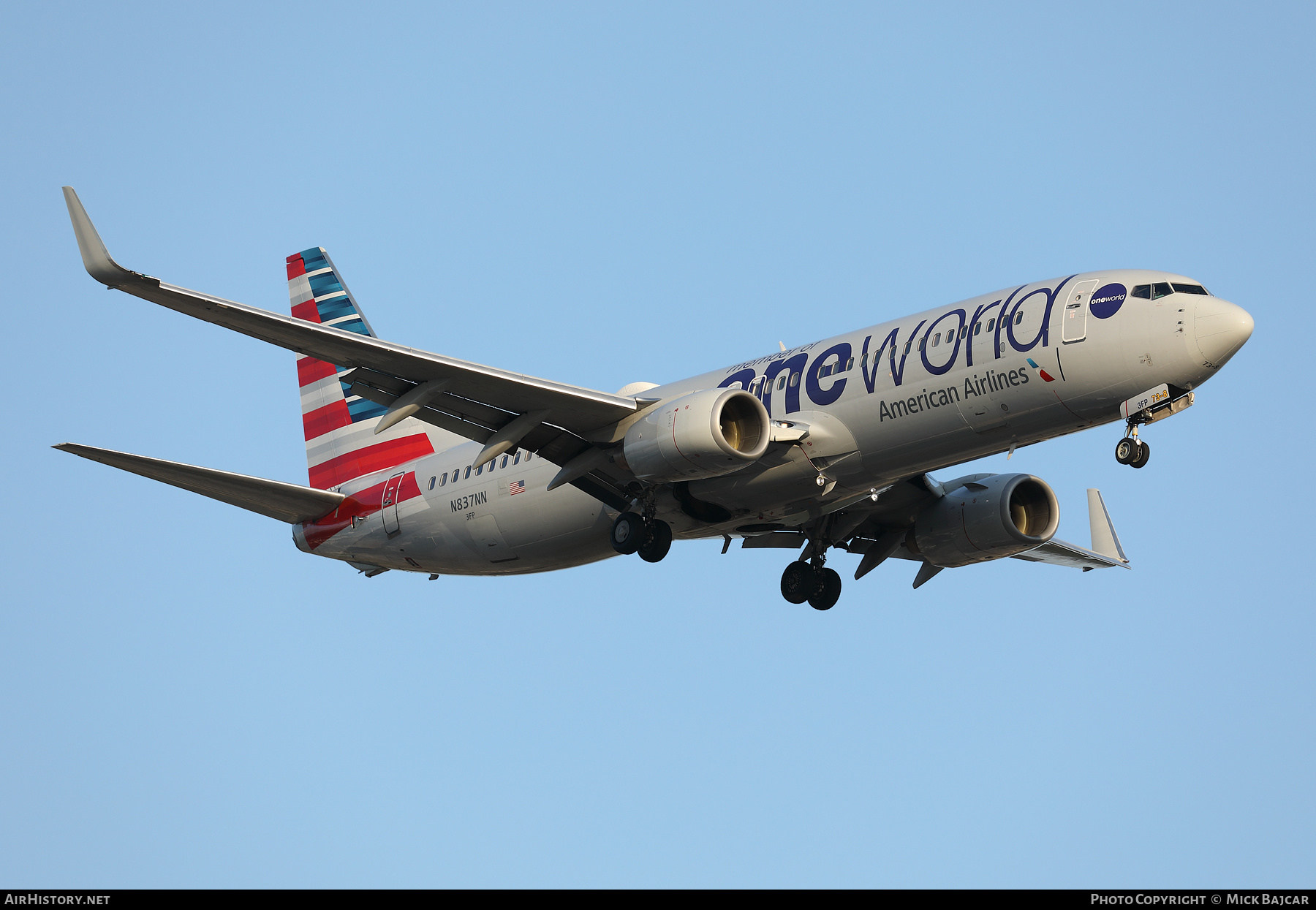 Aircraft Photo of N837NN | Boeing 737-823 | American Airlines | AirHistory.net #760025