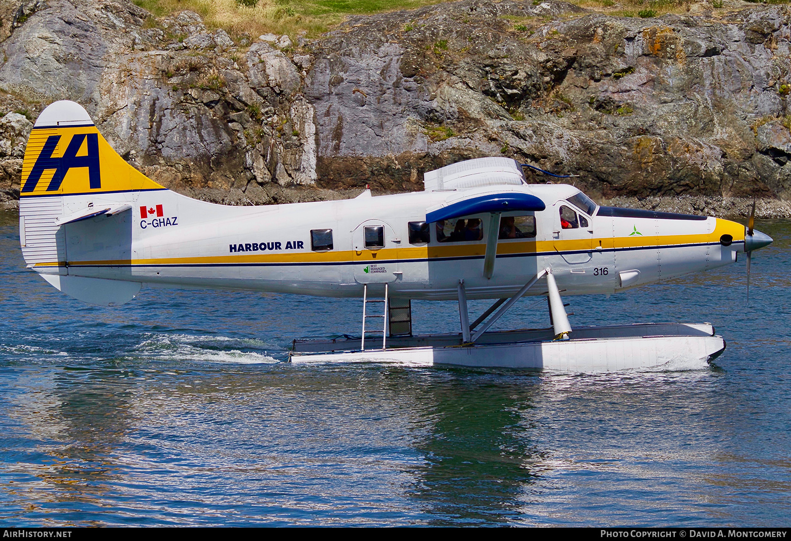 Aircraft Photo of C-GHAZ | Vazar DHC-3T Turbine Otter | Harbour Air | AirHistory.net #760030
