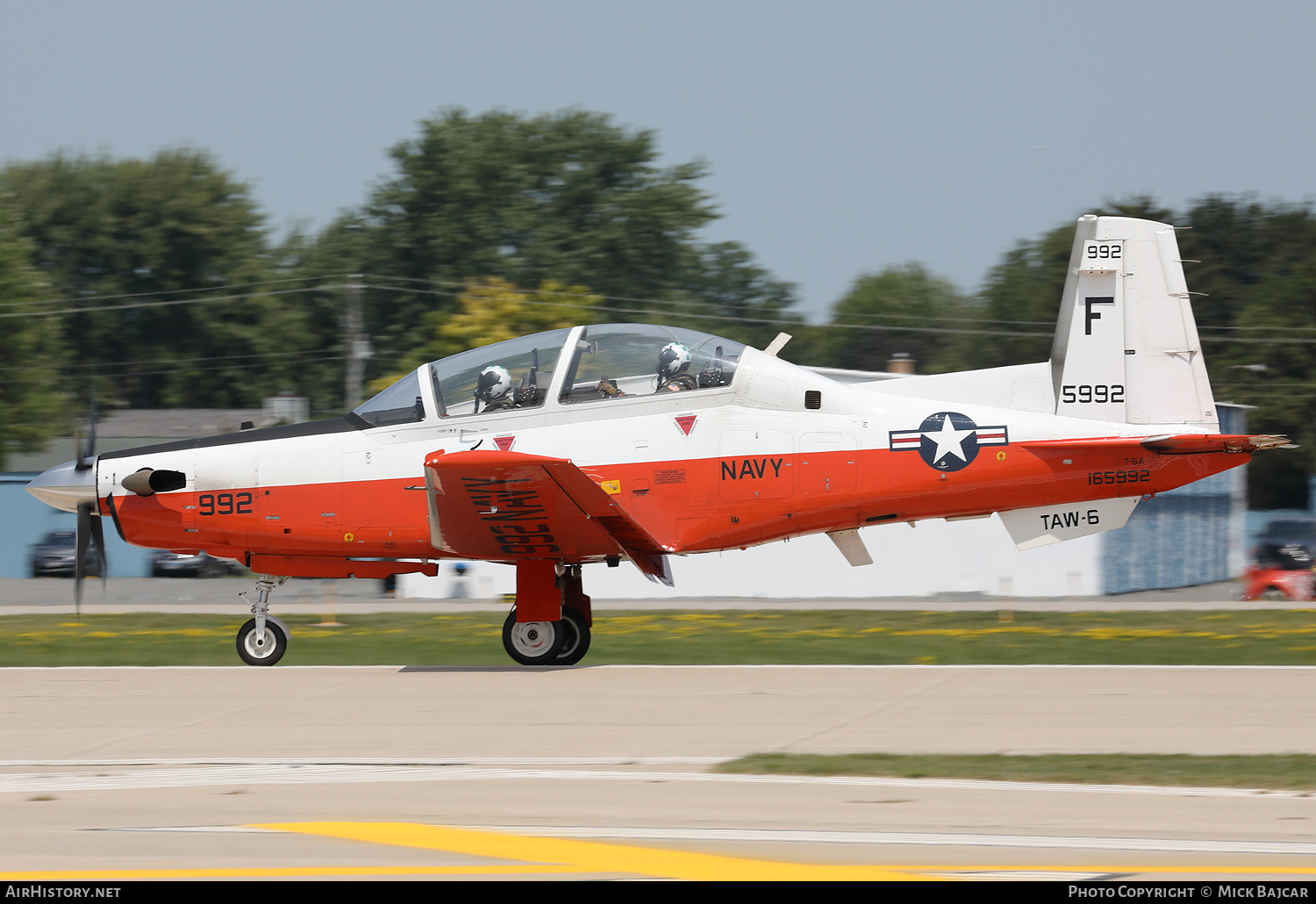 Aircraft Photo of 165992 / 5992 | Raytheon T-6A Texan II | USA - Navy | AirHistory.net #760069