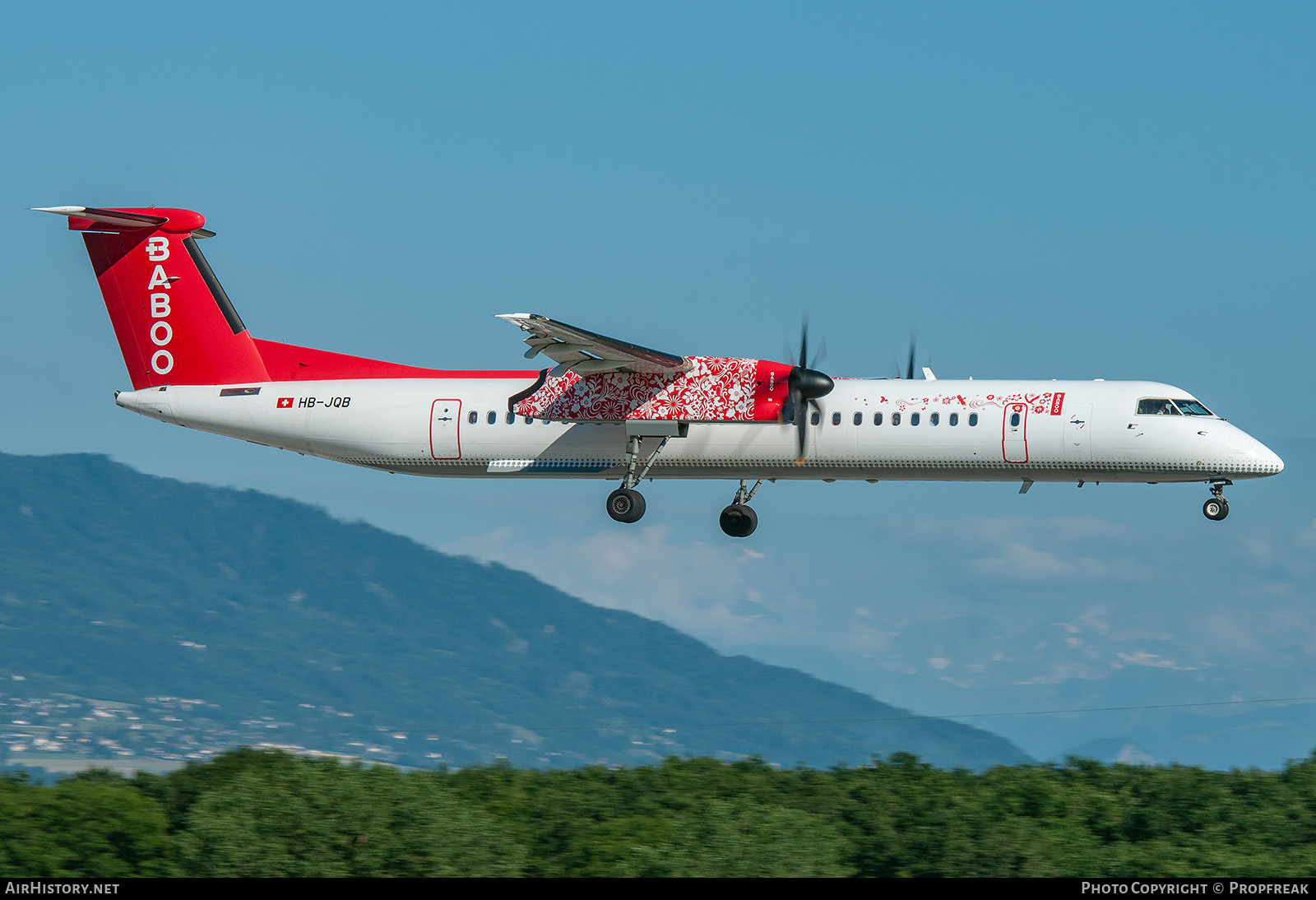 Aircraft Photo of HB-JQB | Bombardier DHC-8-402 Dash 8 | Baboo | AirHistory.net #760078