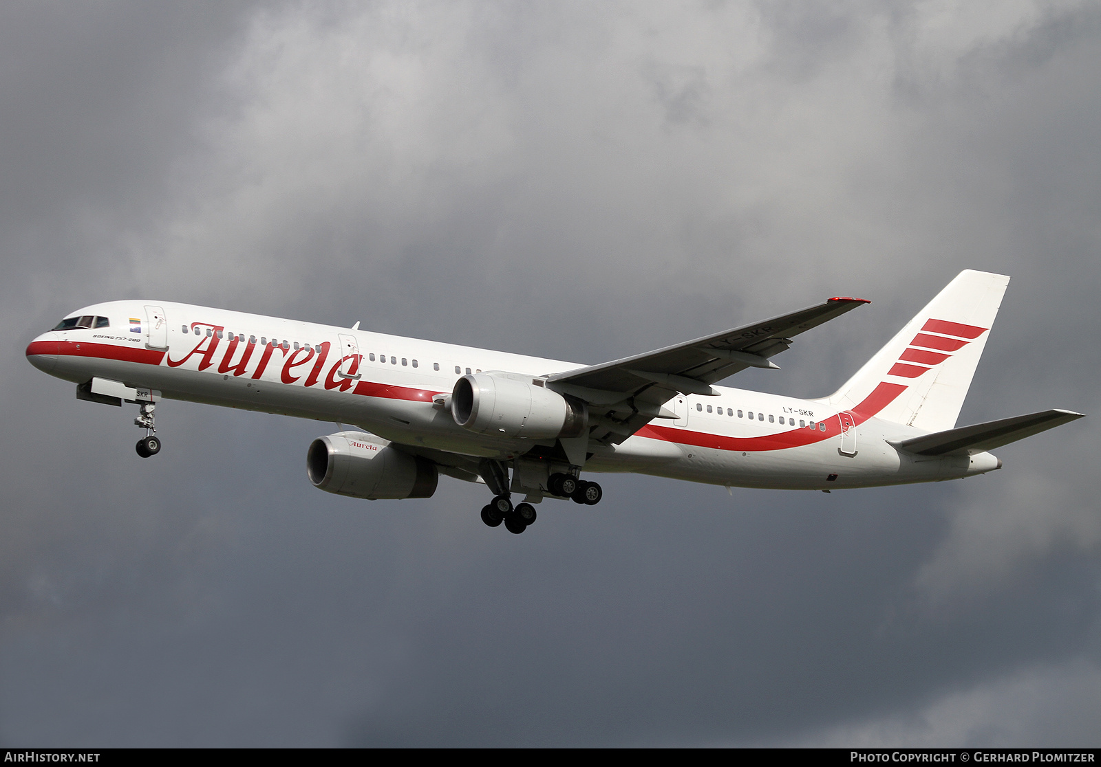 Aircraft Photo of LY-SKR | Boeing 757-23N | Aurela | AirHistory.net #760103