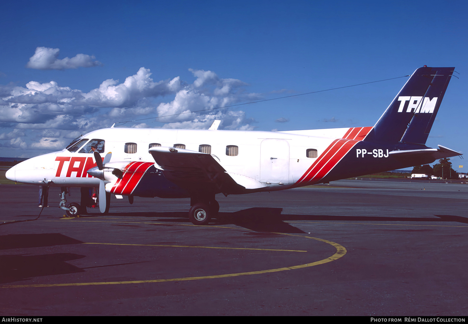 Aircraft Photo of PP-SBJ | Embraer EMB-110C Bandeirante | TAM Express | AirHistory.net #760106