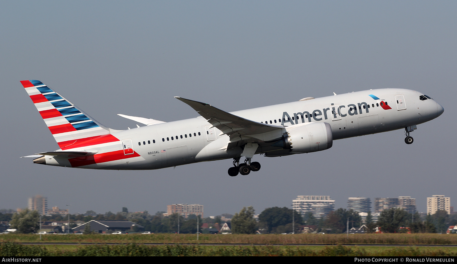 Aircraft Photo of N803AL | Boeing 787-8 Dreamliner | American Airlines | AirHistory.net #760135