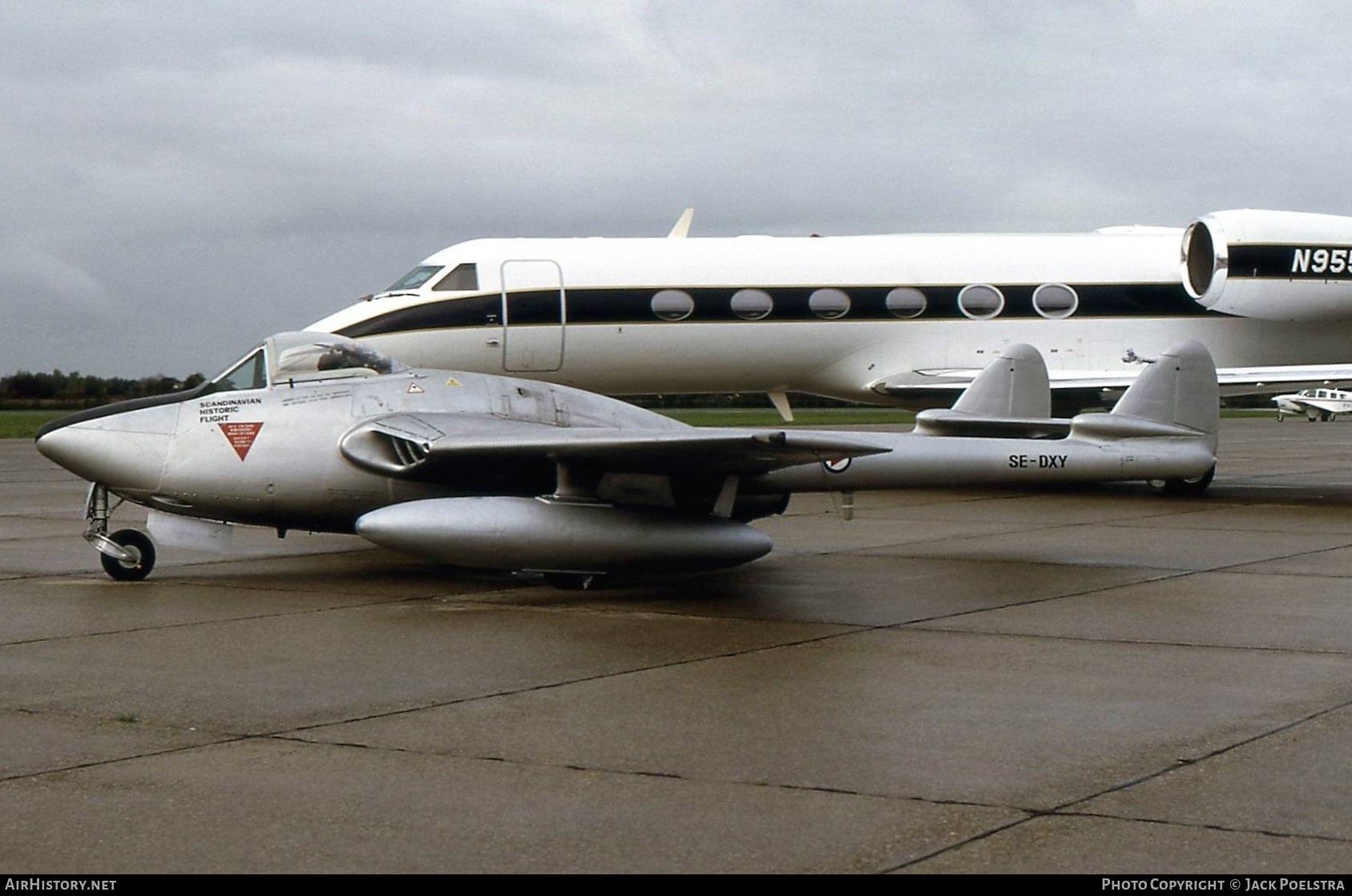 Aircraft Photo of SE-DXY | De Havilland D.H. 100 Vampire FB6 | Scandinavian Historic Flight | Norway - Air Force | AirHistory.net #760139