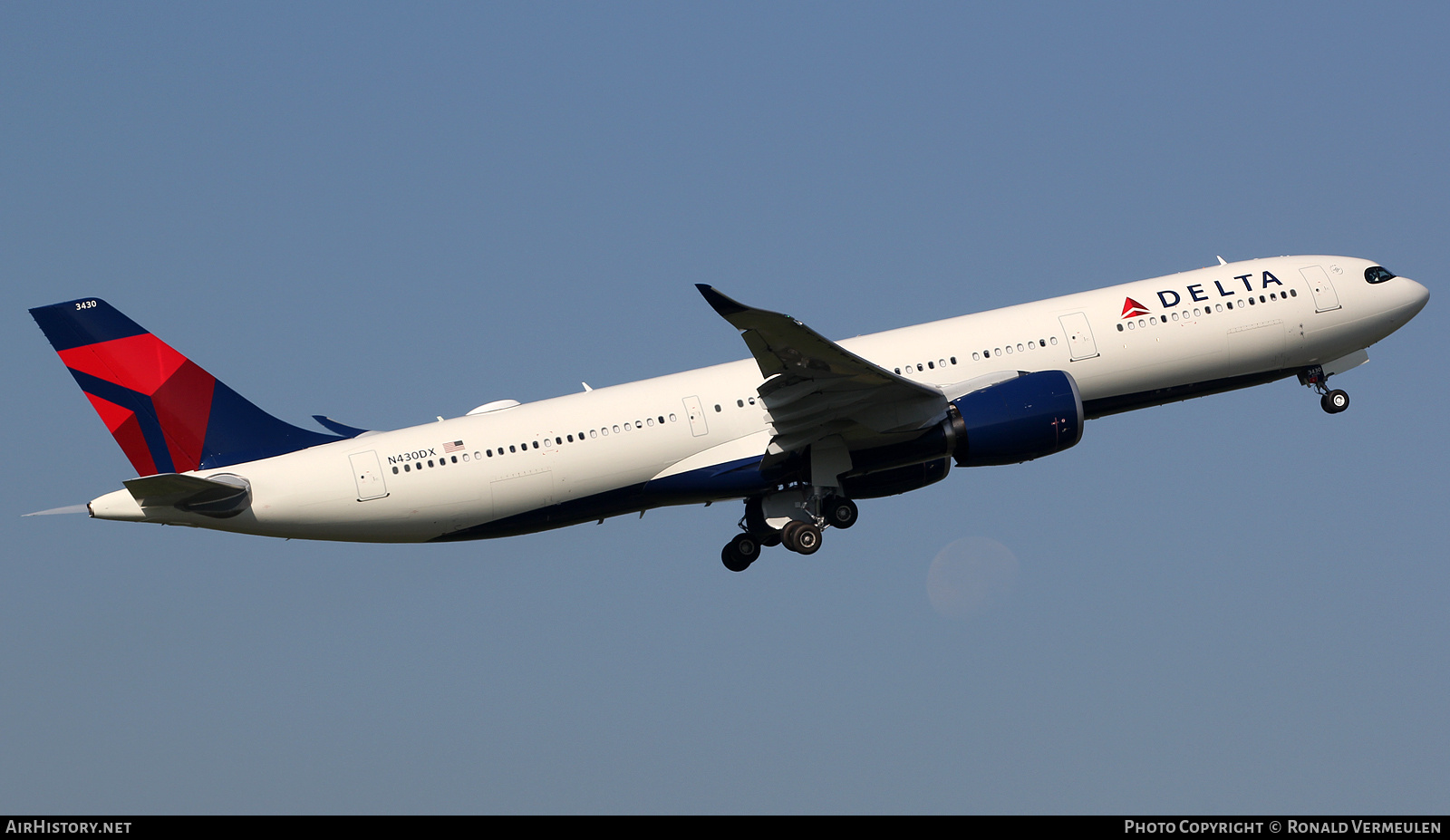 Aircraft Photo of N430DX | Airbus A330-941N | Delta Air Lines | AirHistory.net #760174