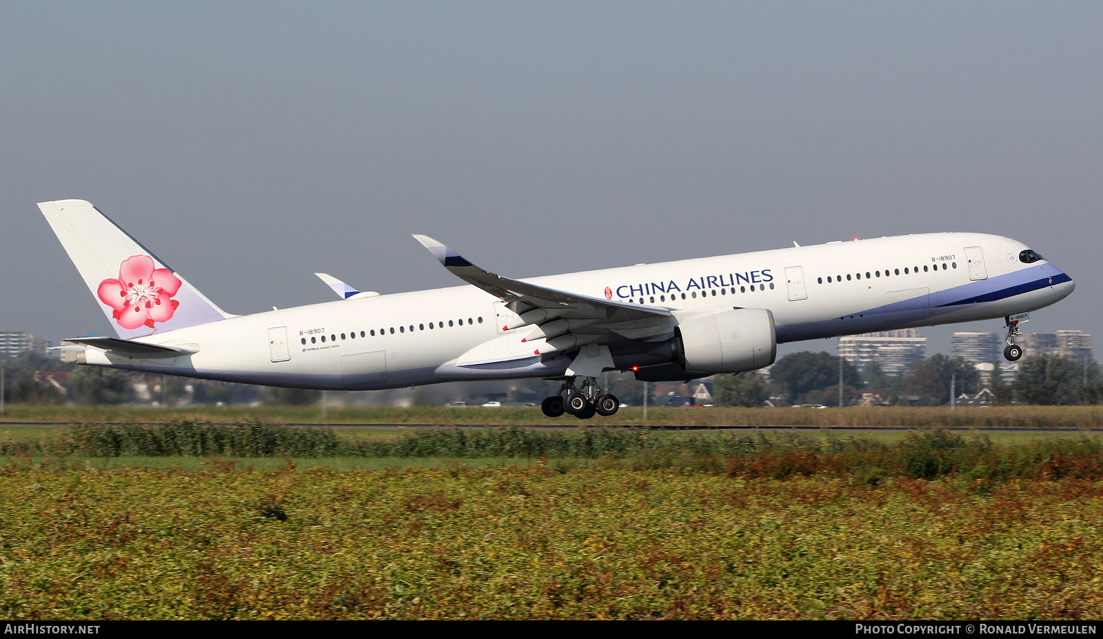 Aircraft Photo of B-18907 | Airbus A350-941 | China Airlines | AirHistory.net #760181