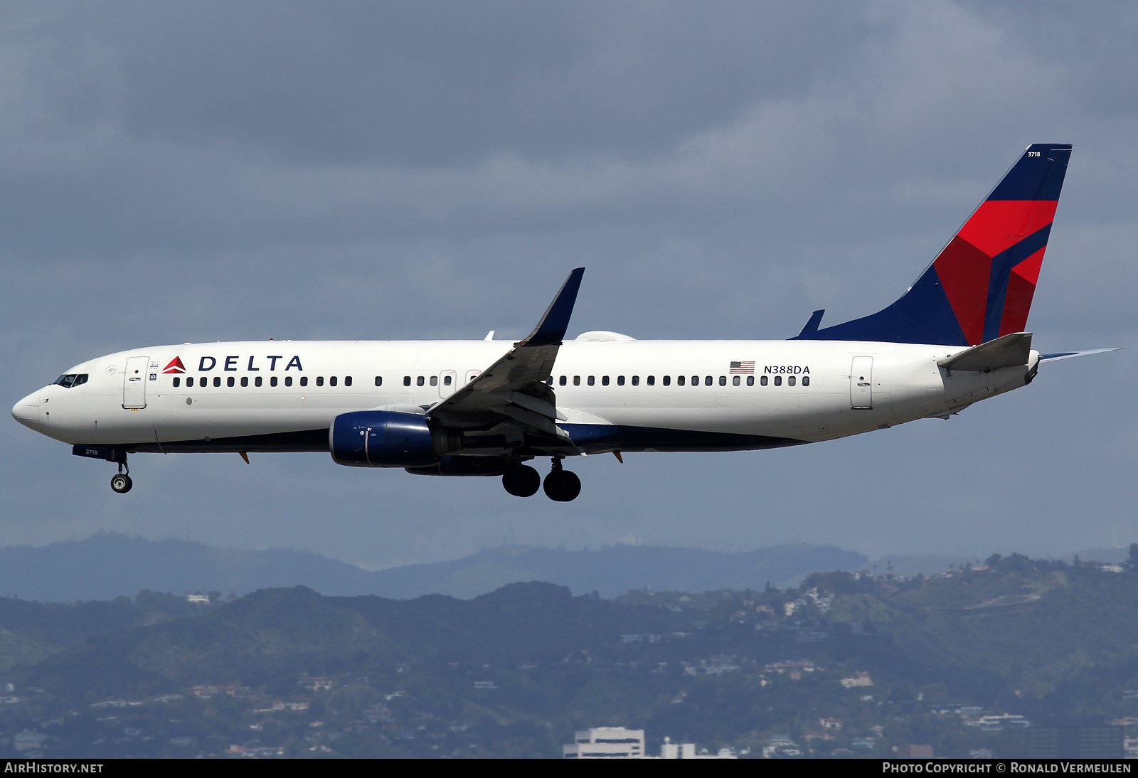 Aircraft Photo of N388DA | Boeing 737-832 | Delta Air Lines | AirHistory.net #760204