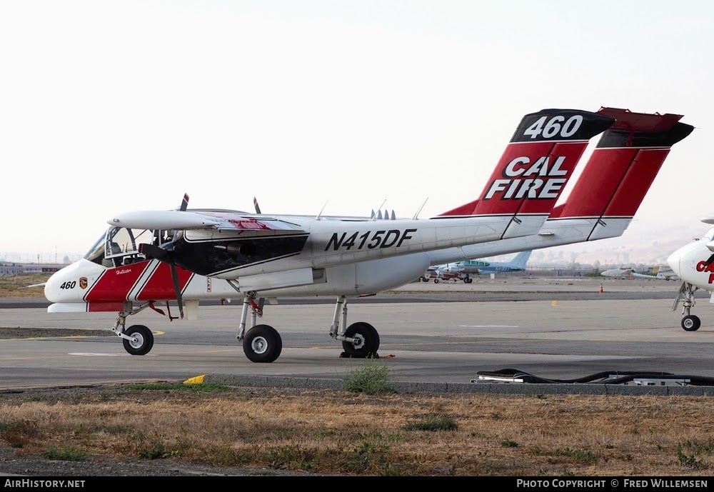 Aircraft Photo of N415DF | North American Rockwell OV-10A Bronco | Cal Fire - California Department of Forestry & Fire Protection | AirHistory.net #760223