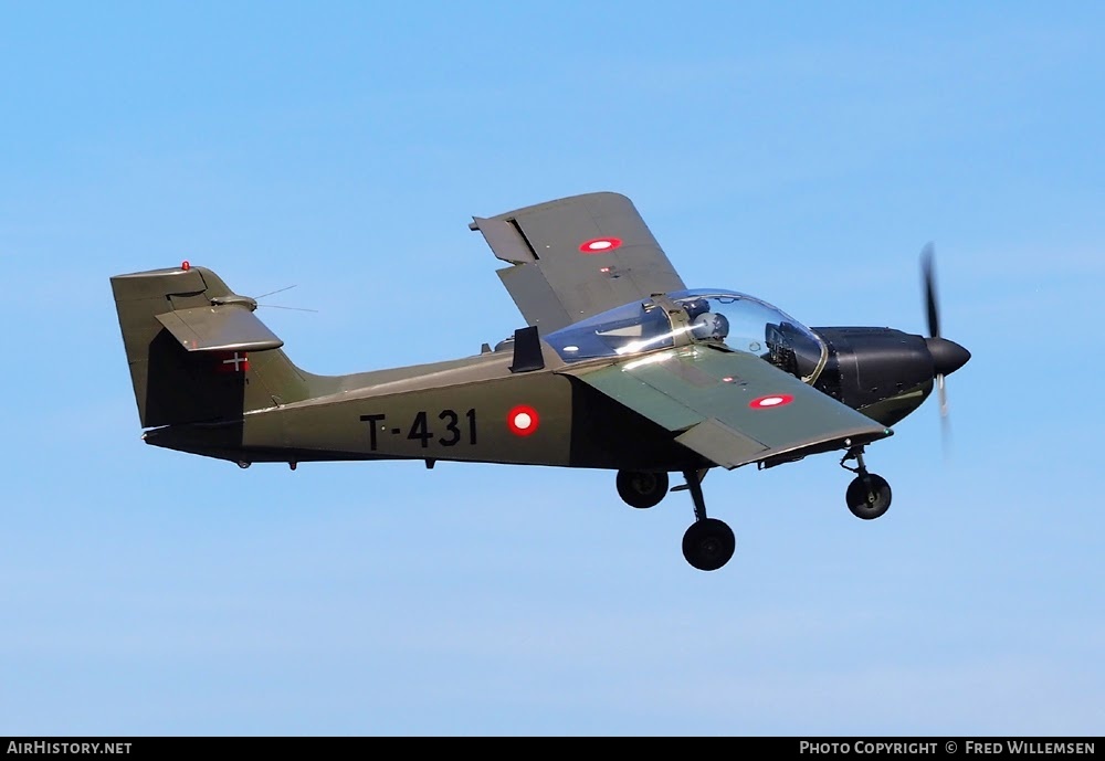 Aircraft Photo of T-431 | Saab T-17 Supporter | Denmark - Air Force | AirHistory.net #760236