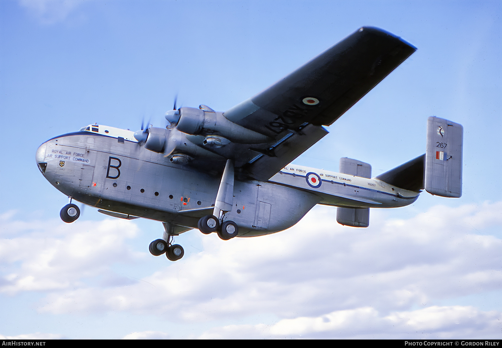 Aircraft Photo of XB267 | Blackburn B-101 Beverley C1 | UK - Air Force | AirHistory.net #760244