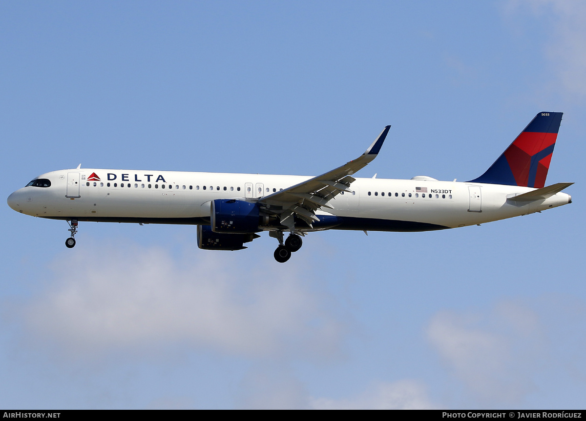 Aircraft Photo of N533DT | Airbus A321-271NX | Delta Air Lines | AirHistory.net #760252