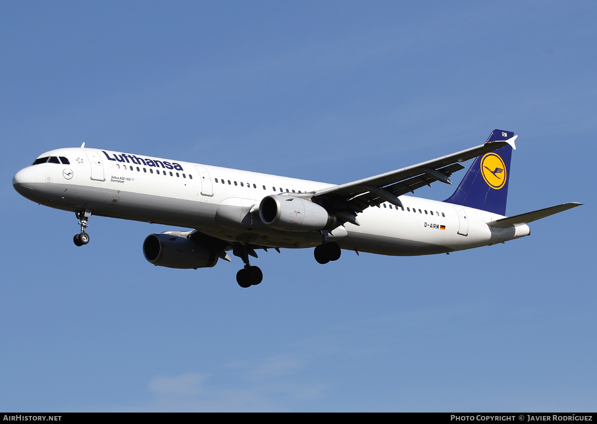 Aircraft Photo of D-AIRM | Airbus A321-131 | Lufthansa | AirHistory.net #760257