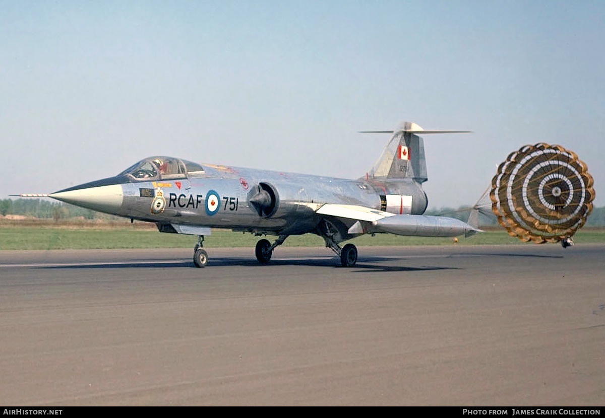 Aircraft Photo of 12751 | Canadair CF-104 Starfighter | Canada - Air Force | AirHistory.net #760287