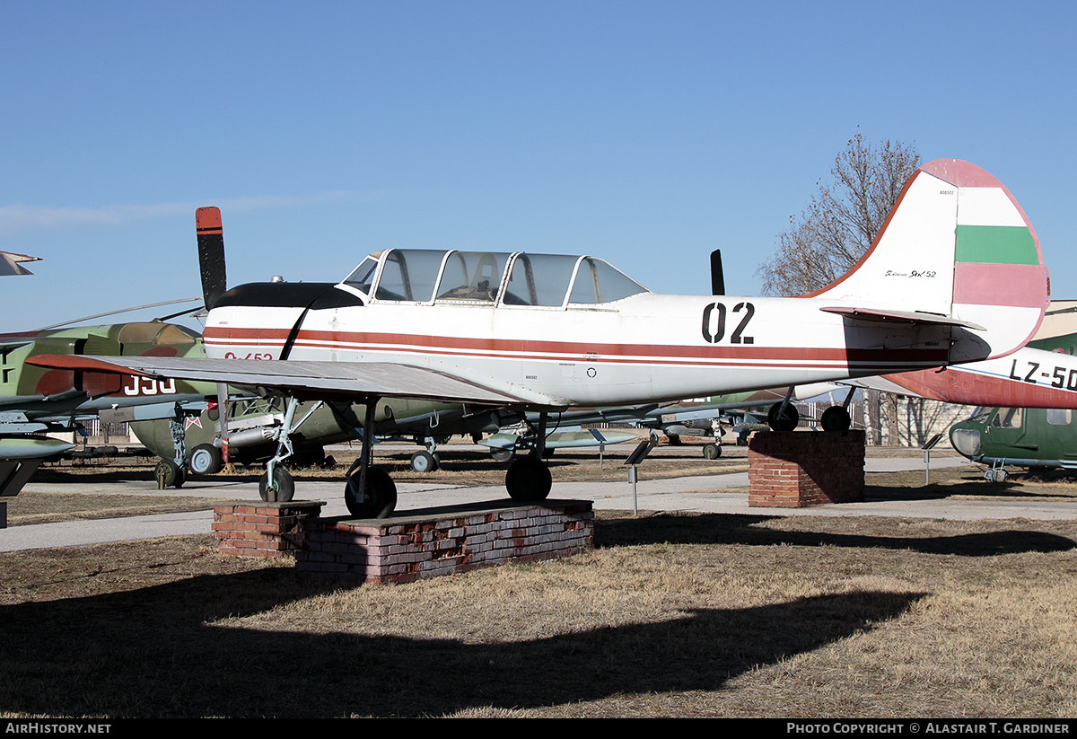Aircraft Photo of 02 | Yakovlev Yak-52 | Bulgaria - Air Force | AirHistory.net #760312