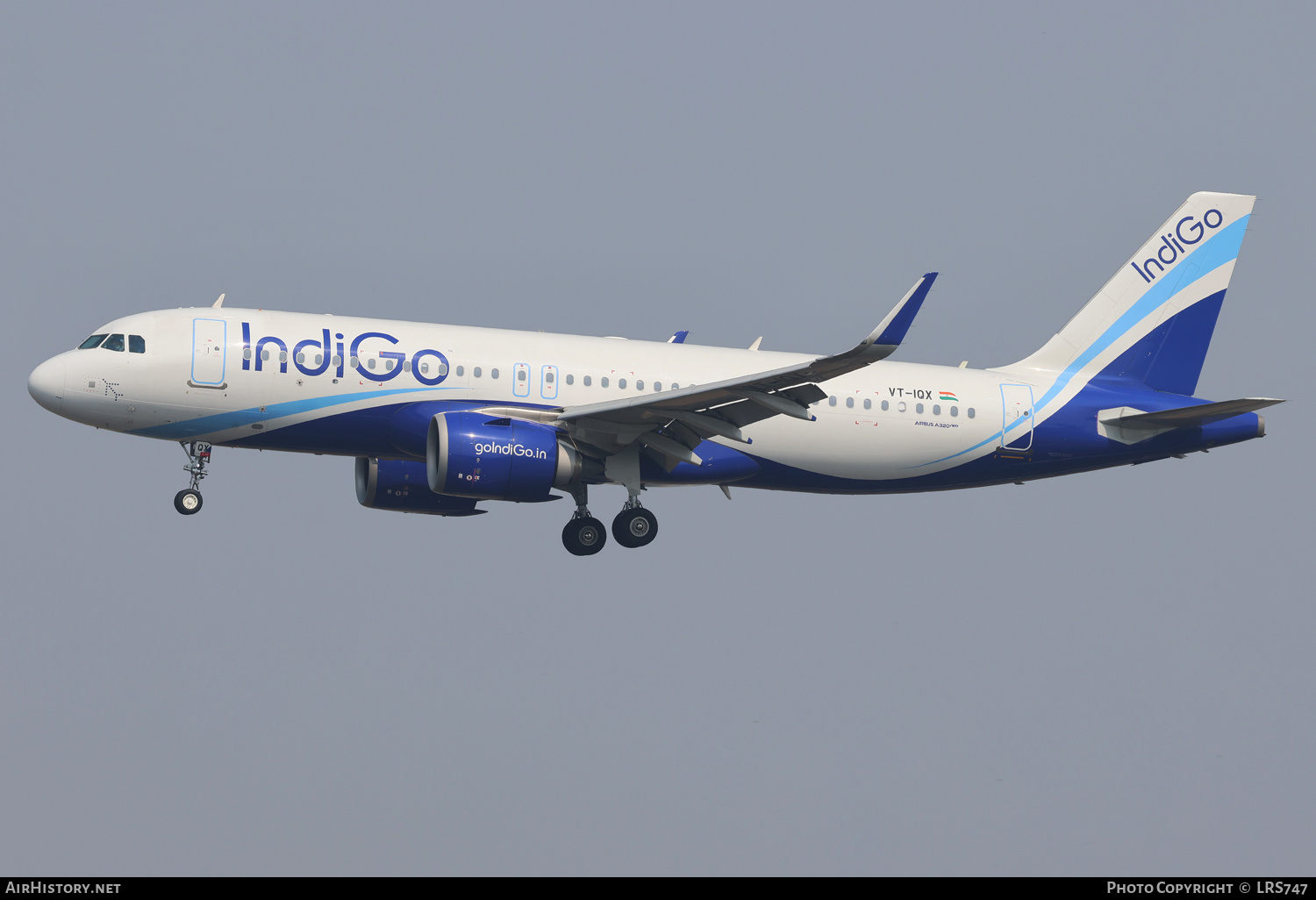 Aircraft Photo of VT-IQX | Airbus A320-251N | IndiGo | AirHistory.net #760352