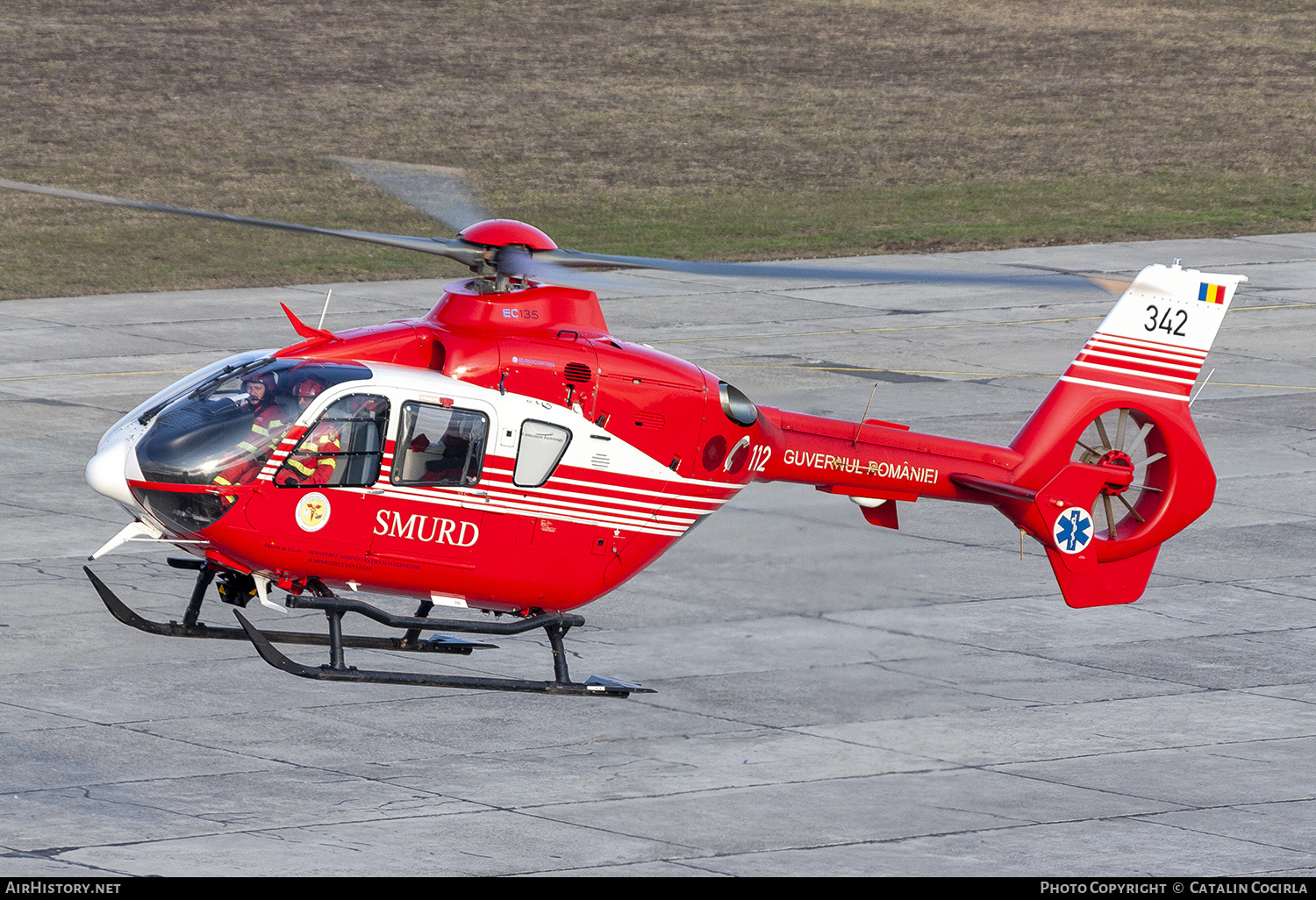 Aircraft Photo of 342 | Eurocopter EC-135T-2 | Romania - SMURD | AirHistory.net #760358