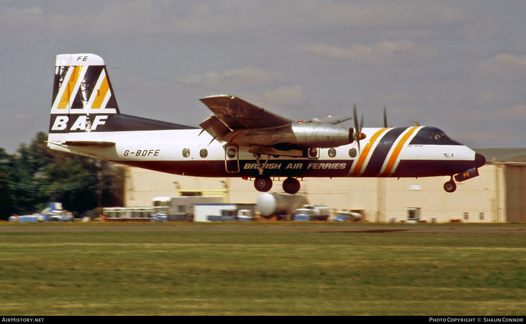 Aircraft Photo of G-BDFE | Handley Page HPR-7 Herald 206 | British Air Ferries - BAF | AirHistory.net #760390